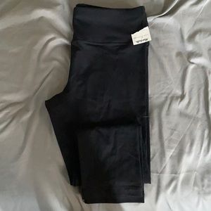 Calf Length Black Yoga Leggings